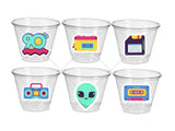 I Love the 90'S PARTY CUPS - 90's Birthday Cups 90's Party Cups 90's Decorations 90's Birthday Party 90's Birthday Party Decorations 90s 80s