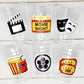 Popcorn Birthday Party cups, Movie Party favors, Popcorn Party favors, Movie party Supplies, Cinema
