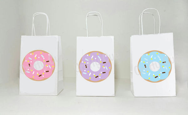 Donut Goody Bags, Donuts Party Bags, Donut Gift Bags, Donut Treat Bags, Donut Goodie Bags, Donut Birthday, Donut Party, Donut Favors