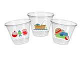 FISHING PARTY CUPS - Fishing Birthday Fishing First Birthday Party Gone Fishing Party The Big One Fishing Bobber Decorations Fish Bait Cups