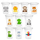 SAFARI PARTY CUPS  - Safari Birthday Cups Safari Birthday Safari Party Safari Decorations Safari Baby Shower Safari Favors Jungle Party Cups