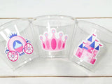 PRINCESS PARTY CUPS - Princess Birthday Cups Princess Party Cups Princess Party Decorations Princess Party Favors Princess Birthday Supplies