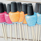 Nail Polish Cupcake Toppers, Spa Party Cupcake Toppers, Spa Birthday Cupcake Toppers - Item 726161140P
