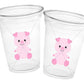 PIG PARTY CUPS - Pig Birthday Cups Pig Party Favors Farm Party Cups Pig Baby Shower Farm Birthday Pig Party Decorations Farm Party Piggy