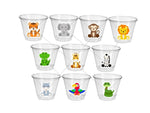 SAFARI PARTY CUPS Safari Birthday Cups Safari Birthday Safari Party Safari Decorations Safari Baby Shower Safari Favors