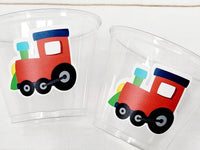 Train Cups, Train Party Favors, Train Birthday Favors, Train Party Cups, Train Birthday Decorations, Train Party Supplies