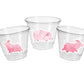 PIG PARTY CUPS - Pig Birthday Cups Pig Party Favors Farm Party Cups Pig Baby Shower Farm Birthday Pig Party Decorations Farm Party Piggy
