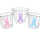 RABBIT PARTY CUPS - Easter Party Cups Rabbit Party Favors Rabbit Cups Easter Party Cups Easter Bunny Cups Easter Party Favor Cups Easter Cup