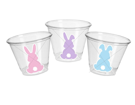 RABBIT PARTY CUPS - Easter Party Cups Rabbit Party Favors Rabbit Cups Easter Party Cups Easter Bunny Cups Easter Party Favor Cups Easter Cup