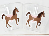 COWGIRL PARTY CUPS - Cowgirl Cups Cowgirl Party Decorations Cowgirl Baby Shower Decorations Cowgirl Birthday Horseshoe Horse Baby Sprinkle