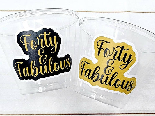 40th Birthday Party Cups 40th Birthday Party Favor Cups Best of 1981 40th Birthday Party Favors Girlie 40th Birthday Cups 1981 Birthday Cups