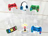 VIDEO GAME PARTY Cups - Video Game Cups Video Game Party Cups Level Up Party Decorations Gamer Baby Shower Decorations Video Game Birthday