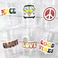 70'S PARTY CUPS - 70's Birthday Cups 70's Party Cups 70's Decorations 70's Birthday Party 70's Birthday Party Decorations Hippie Party Decor