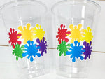 ART PARTY CUPS - Art Painting Party Treat Cups Paint Party Favors Art Party Cups Art Party Treat Cups Painting Party Favor Art Party Favor