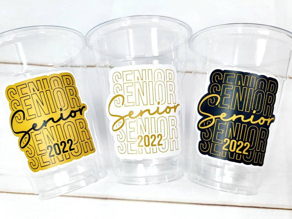 Class of 2022 Party Cups, 2022 Graduation Party Cups, Class of 2022 Decorations, Graduation Decorations, 2022 Graduation Party Cups