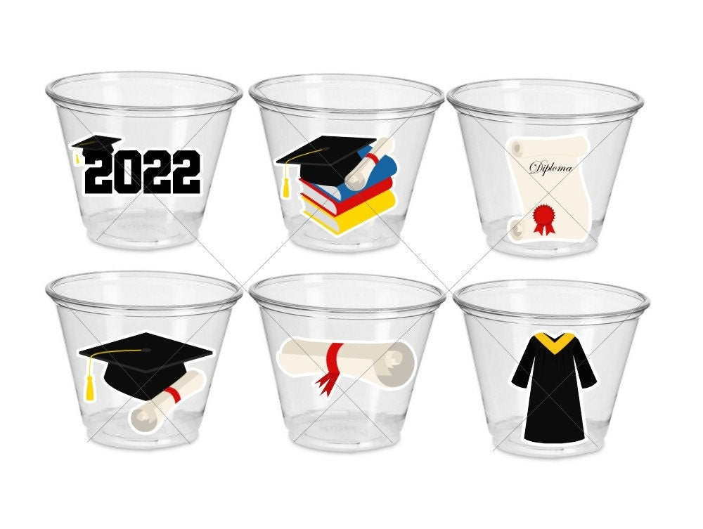 Class of 2022 Party Cups, 2022 Graduation Party Cups, Class of 2022 Decorations, Graduation Decorations, 2022 Graduation Party Cups