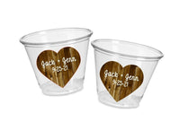 WEDDING FAVOR CUPS - Wedding Party Cups Rustic Wedding Decorations Wedding Party Favors Wedding Party Supplies Wedding Cups Rehearsal Cups