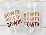 COWGIRL PARTY CUPS - Cowboy Party Cups Cowgirl Cups Cowgirl Party Decorations Cowgirl Bachelorette Party Cowgirl Hat Birthday Rodeo Party