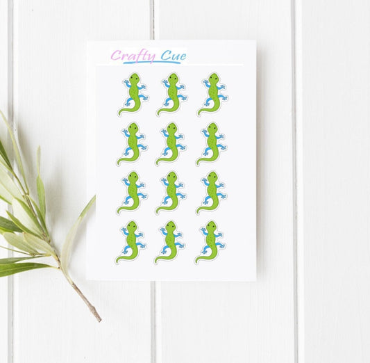 LIZARD PARTY STICKERS - Lizard Birthday Lizard Party Lizard Party Favors
