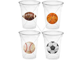 SPORTS PARTY CUPS - Sports Cups Sports Birthday Sports Party Football Party Cups Baseball Party Cups Soccer Party Cups Basketball Party Cups