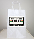 80's Party Goody Bags, Boom Box Goody Bags, 80's Favor Bags, 80's Gift Bags