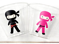 NINJA PARTY CUPS - Ninja Cups Ninja Birthday Party Ninja Party Decorations Ninja Party Supplies Ninja Treat Cups Ninja Party Favors Karate