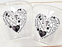 NURSE PARTY CUPS - Doctor Party Cups Nurse Party Cups Nursing Party Rn Party Decorations Medical School Party Nurse Graduation Party Meds