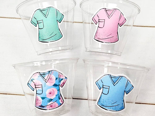 NURSING PARTY CUPS - Doctor Party Cups Nurse Party Cups Nursing Party Rn Party Decorations Medical School Party Nurse Graduation Party Meds