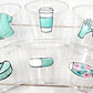 NURSING PARTY CUPS - Doctor Party Cups Nurse Party Cups Nursing Party Rn Party Decorations Medical School Party Nurse Graduation Party Meds
