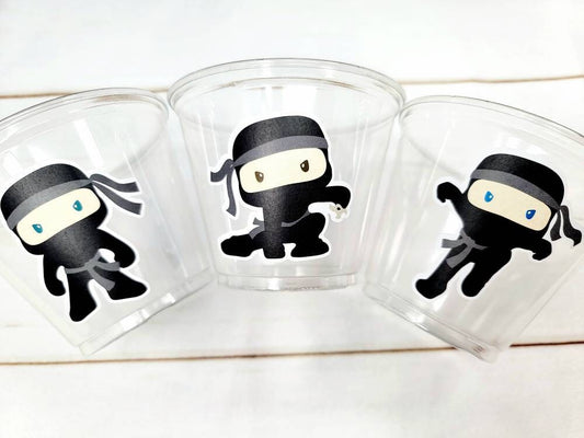 NINJA PARTY CUPS - Ninja Cups Ninja Birthday Party Ninja Party Decorations Ninja Party Supplies Ninja Treat Cups Ninja Party Favors Karate