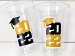 Class of 2022 Party Cups, 2022 Graduation Party Cups, Class of 2022 Decorations, Graduation Decorations, 2022 Graduation Party Cups