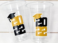 Class of 2022 Party Cups, 2022 Graduation Party Cups, Class of 2022 Decorations, Graduation Decorations, 2022 Graduation Party Cups