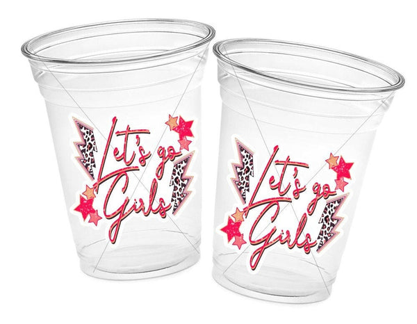 COWGIRL PARTY CUPS - Cowgirl Cups Cowgirl Party Decorations Cowgirl Bachelorette Party Cowgirl Hat Birthday Rodeo Party Cups Let's Go Girls