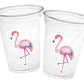 FLAMINGO PARTY CUPS - Flamingo Cups Flamingo Birthday Party Decorations Flaming Baby Shower Flamingo Bachelorette Cups Flamingo Party Favors