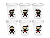 NINJA PARTY CUPS - Ninja Cups Ninja Birthday Party Ninja Party Decorations Ninja Party Supplies Ninja Treat Cups Ninja Party Favors Karate