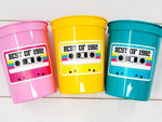 40th PARTY CUPS - Best of 1982 40th Birthday Party 40th Birthday Favors 40th Party Cups 40th Party Decorations 1982 Birthday 80's Party Cup