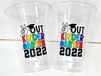 KINDERGARTEN GRADUATION CUPS - Kindergarten Graduation Cups 2022 Graduation Cups Graduation Party Graduation 2022 Party Favors Kinder Party
