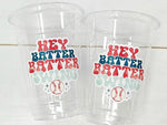 BASEBALL PARTY CUPS - Baseball Cups Baseball Party Cups Baseball Birthday Cups Baseball Cups Sports Party Cups Favors Baseball Baby Shower