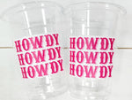 COWGIRL PARTY CUPS - Cowboy Party Cups Cowgirl Cups Cowgirl Party Decorations Cowgirl Bachelorette Party Cowgirl Hat Birthday Rodeo Party