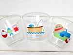 FISHING PARTY CUPS - Fishing Birthday Fishing First Birthday Party Gone Fishing Party The Big One Fishing Bobber Decorations Fish Bait Cups