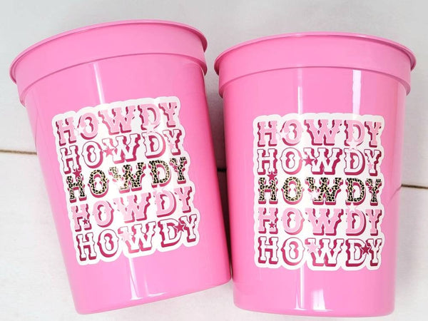 COWGIRL Party Cups - COWBOY Party Cups Cowgirl Cups Cowgirl Party Decorations Cowgirl Bachelorette Party Cowgirl  Birthday Rodeo Party Cup