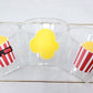 Popcorn Birthday Party cups, Movie Party favors, Popcorn Party favors, Movie party Supplies, Cinema