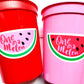 WATERMELON PARTY CUPS - Watermelon Party Favors Watermelon Treat Cups Watermelon Birthday One in a Melon First Birthday 1st Birthday