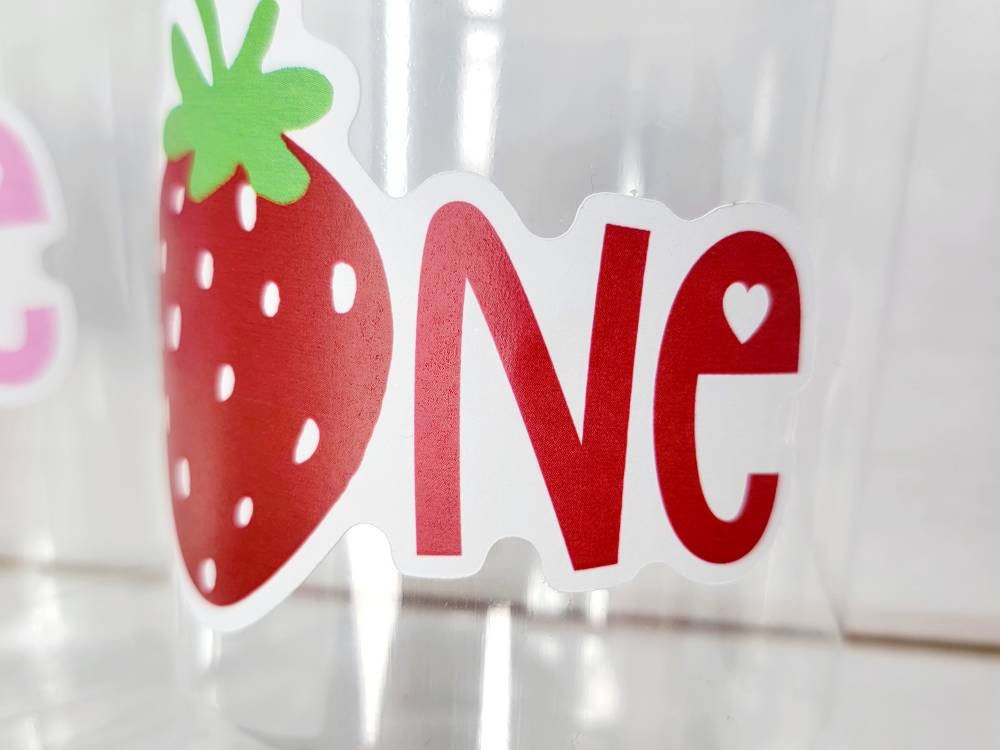 STRAWBERRY PARTY CUPS - Strawberry Birthday Cups Strawberry Cups First Birthday Strawberry Party Decorations Strawberry Baby Shower