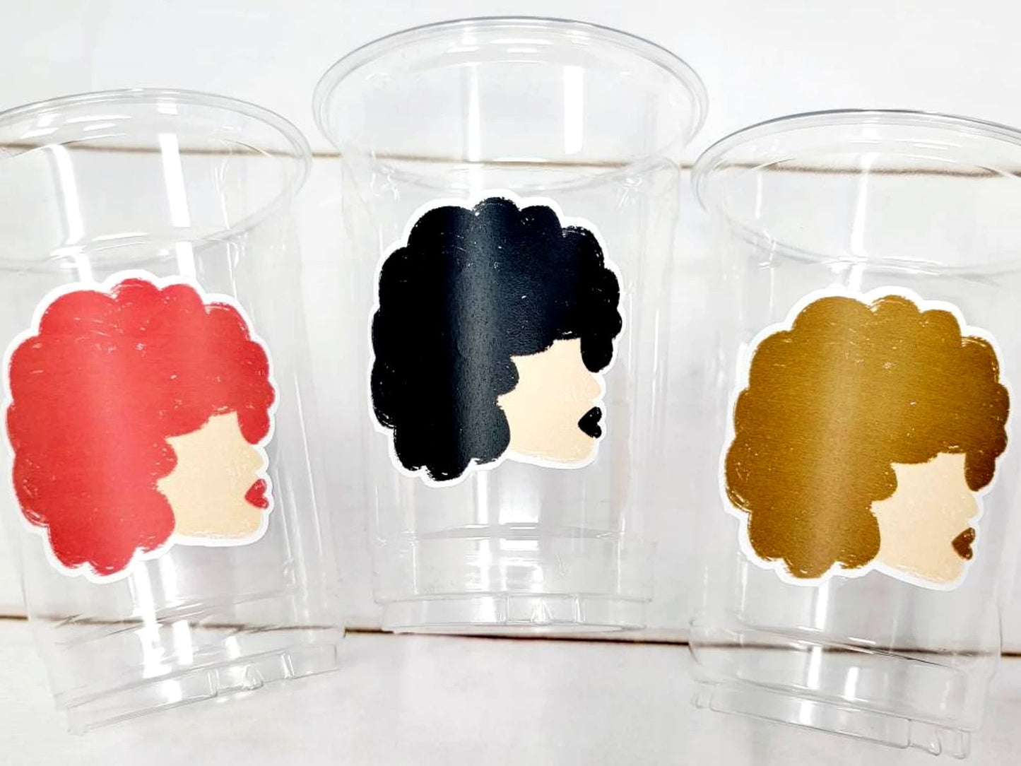 70'S PARTY CUPS - Afro 70's Birthday Cups 70's Party Cups 70's Decorations 70's Birthday Party 70's Birthday Party Decorations 70s Party