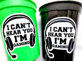 VIDEO GAME PARTY Cups - Video Game Cups Video Game Party Cups Level Up Party Decorations Gamer Baby Shower Decorations Video Game Birthday