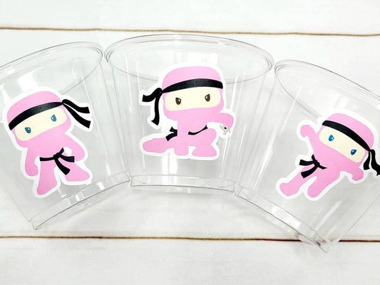 NINJA PARTY CUPS - Ninja Cups Ninja Birthday Party Ninja Party Decorations Ninja Party Supplies Ninja Treat Cups Ninja Party Favors Karate