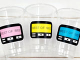 40th PARTY CUPS - Best of 1982 Disposable 40th Birthday Party cups 40th Birthday Party Birthday Vintage 40th Birthday 40th Birthday Party