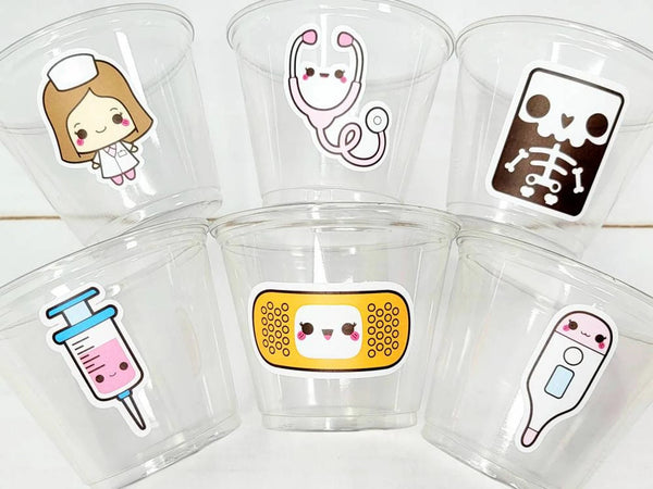Nursing Party Cups Doctor Party Cups Nurse Party Cups Nursing Party Rn Party Decorations Medical School Party Nurse Graduation Party Meds