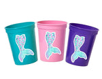 MERMAID PARTY CUPS - Mermaid Birthday Cups Mermaid Party Cups Mermaid Party Decorations Mermaid Party Favors Mermaid Mermaid Party Decor